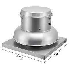 VEVOR 2400 CFM High Speed Direct Drive Down-blast Exhaust Fan 250W