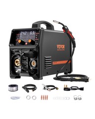 Pro MIG Welder 250A Pluse Mig Welding Machine 5-in-1 Synergic Welder Machine