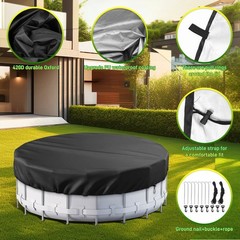 Easy to install and remove Round Pool Cover Ideal for Waterproof and Dustproof