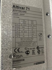 Schneider Electric Altivar 71 Variable speed drive ATV71HC13N4 , 132 kw