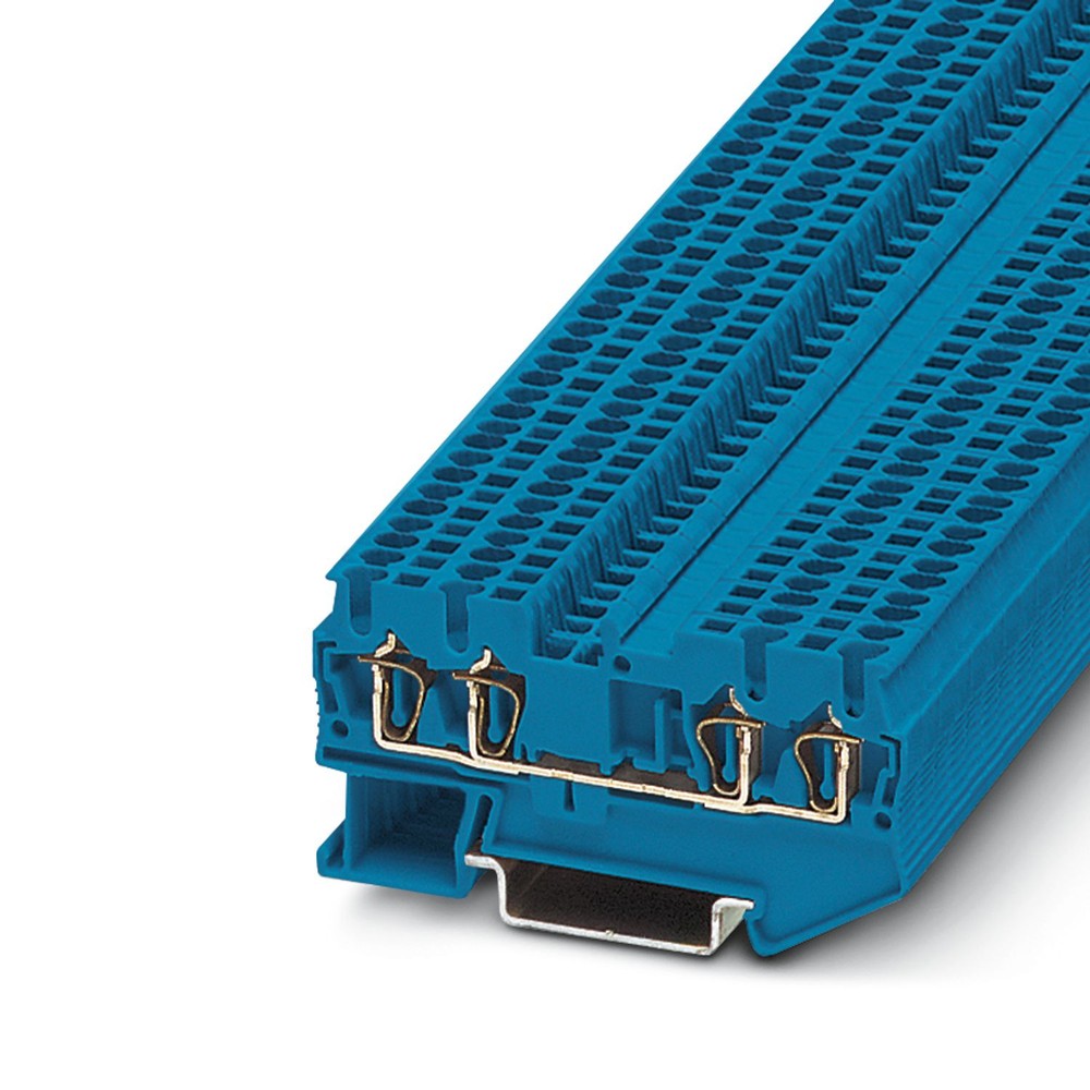5pcs Phoenix ST 1.5 Quattro BU 3031199 feed-through terminal block blue New