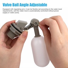 4pcs 1/2″ Ball Float Valve Variable Arm Water Level Control Automatic Fill Stop