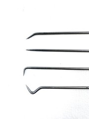 BLUE POINT TOOLS USA Long Hook & Pick Set 4 Piece PSLR4 Black Rubber Handles
