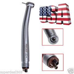 10 SANDENT NSK Style Dental High Speed Handpiece Push Button Standard Head 4Hole