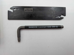 Sandvik Parting Set | QD-NN2G36-21A Parting Blade +22 Inserts Steel & Alum +Key