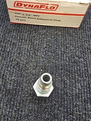 (QTY 10) DynaFlo 430026 Fastenal 3/8″ x 3/8″ NPT Female Steel Industrial Plug