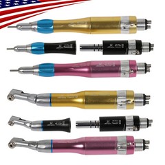 Dental low speed straight handpiece/contra angle/ Air motor 2/4H fit NSK USA
