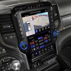 RZXKK Radio Knob Cover Compatible with Dodge Ram 2019 2020 2021 2022 Center C…