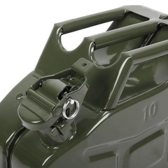 2.6 Gallon Fuel Can Backup Steel Tank Fuel Gas Gasoline Can with Pouring Spout