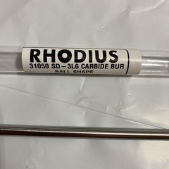 RHODIUS 3/8″ x 5/16″ x 1/4″ Shank SD-3L6 Ball Nose Single Cut Carbide Burr US