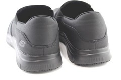 Skechers Men’s Work Shoes Memory Foam size 10 M & 10.5 M Slip-on Black NEW