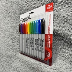 Sharpie Permanent Markers 12ct Fine Point Assorted Colors Newell USA Original