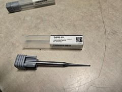Harvey Tool 24862-C6 Center Cut Tapered Reach Miniature End Mill, 0.062 in Dia C