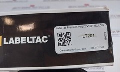LABELTAC LT201 Yellow Vinyl Label Tape 2″X15′
