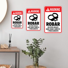 Portrait Round Plus Robar En Estos Locales Dará Lugar a Arresto y Procesamiento