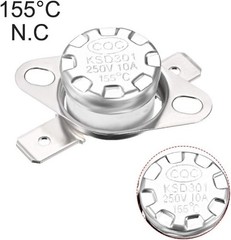 KSD301 Thermostat 155°C 311°F Normal Closed N.C Adjust Snap Disc Temperature
