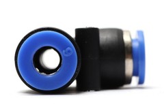 8mm (5/16″)-6mm (1/4″) Pneumatic Push in Union TEE Fitting, Quick Connect, 600pc