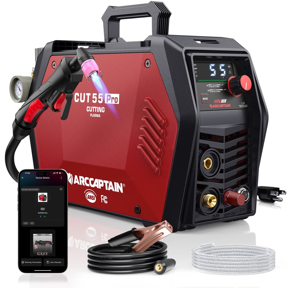 ARCCAPTAIN iControl 55A Plasma Cutter CUT55 Pro Non-Touch Pilot ARC 120V/240V US