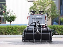 Grapple Grabber mini skid steer loader attachments for TYPHON STOMP SKID STEER
