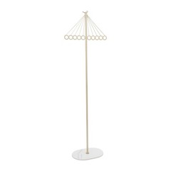 ‎Coat Shelf Metal Clothing Display Rack Entrance Clothing Rack with 10 Hooks