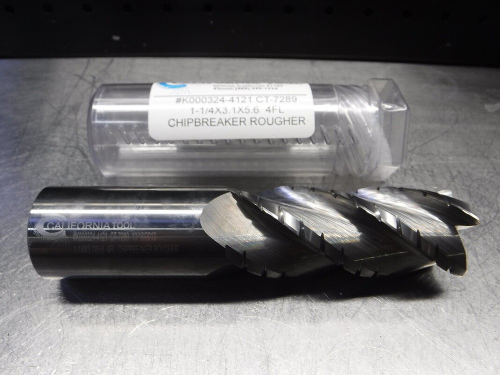 California Tool 1.250″ Carbide Roughing Endmill 1-1/4X3.1X5.6 4 FL (LOC881)