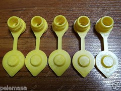 5-Pack BLITZ SPOUT CAPS +5 Free Yellow Gas Can Vents worth $5.89 BLOW OUT SALE!!