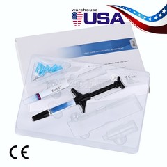 Dentex Dental Orthodontic Adhesive Light Cure Band Bonding Cement Blue Glue Kit