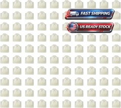 100 PCS License Plate Screw Inserts Nylon Inserts for Front 100 Nut Clip Screws