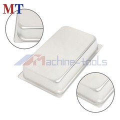 2-Pack Full Size Hotel Steam Table Pan with Lid 4 Inch Deep Stainless