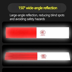 Conspicuity Tape DOT-C2 Approved Reflective Trailer Red White 2”x150’ -1 Roll