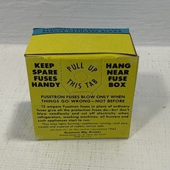 NEW Fusetron T15 Dual Element Time Delay Fuses T-15 15A 15 Amp 4-Pack 4pcs NIB