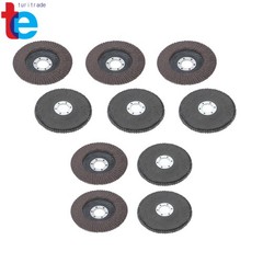 60 Grit Premium Zirconia Grinding Flap Disc 10Pcs 4-1/2″ X 7/8″ Flap Disc Grey