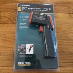 Extech IR267 Infrared Thermometer + Type K Contact Probe Non-Contact HVAC NEW