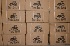 Grey Tractor Suspension Seat Fits Massey Ferguson 135 150 165 175 180 185 TEA20