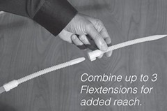 Ready America Flextension Caulking Tube Tip, Reusable and Removable 3- Count