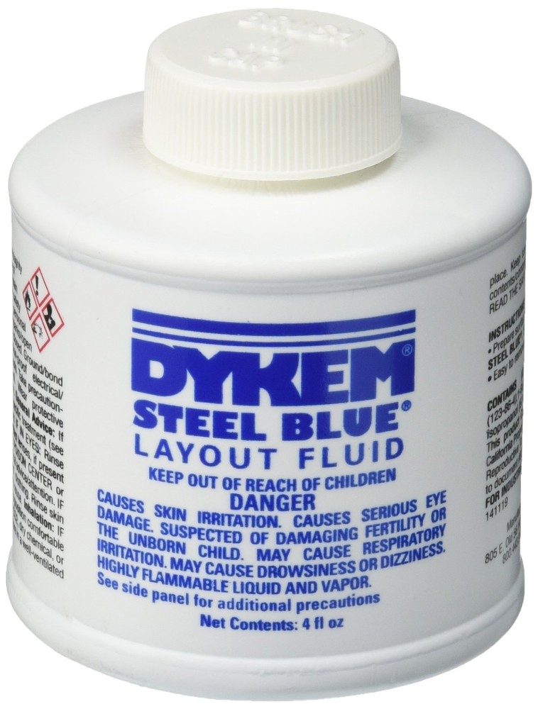 Layout Fluid Steel Blue Brush-in-Cap 4oz 80300