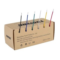 18 Awg Solid Wire Kit 20Ft Tinned Copper Pvc Insulation 6 Colors Prototyping