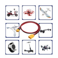 10 AWG XT90 Male Female to XT60 Female Male Connector Adapter RC Battery Cable