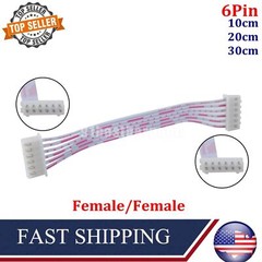 JST-XH 2.54mm Pitch Connector Cable Female to Female PCB Wire 6 Pin 10/20/30cm