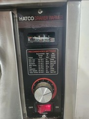 HATCO HDW-2N-S Stainless Steel Portable Electric 2 Drawer Food Warmer Work Perfe