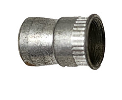 (QTY:100) AUVECO 10268, 8-32 NUTSERT INSERT 1/4 HOLE STEEL TIN PLATED GRIP 0.030