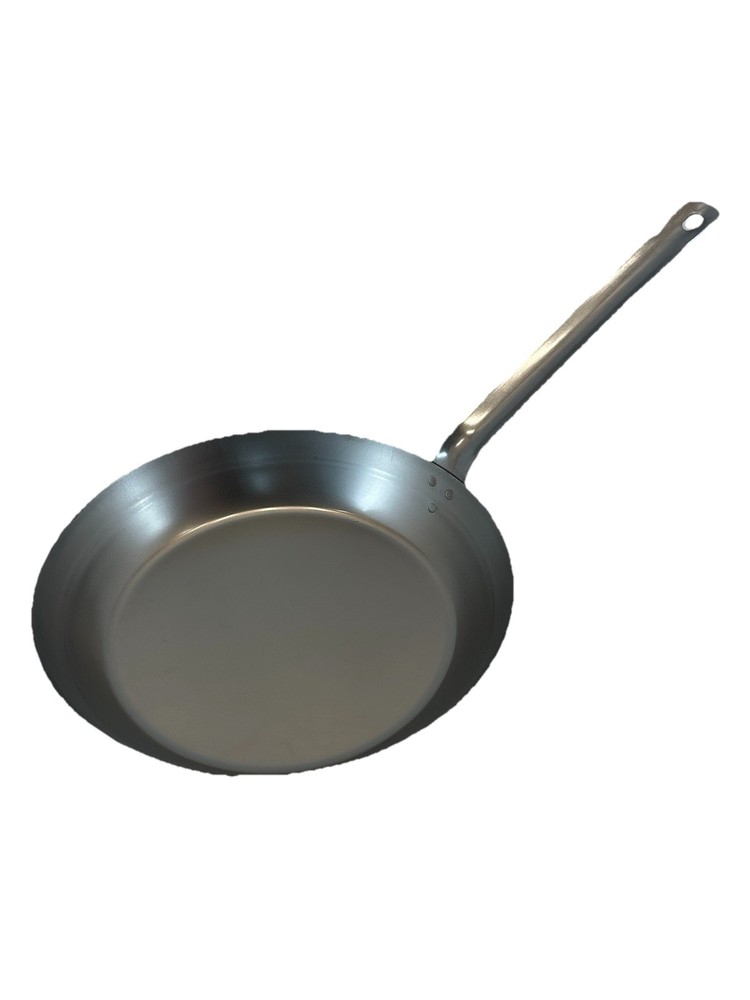 Vollrath 12 1/2 inch French Style Fry Pan Carbon Steel 58930 Single Pan