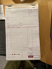 TNCR Carbonless Order Forms, Bound Wraparound Cover, 50 5-1/2 x 8-1/2″ – 2 Part