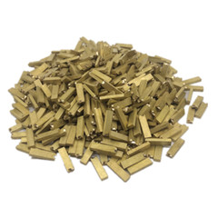 120pcs 2*4*15mm Hot Stamp Copper Letters Thermal Ribbon Printing Font