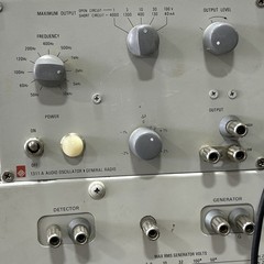 GenRad 1632-A Inductance Bridge + 1311-A Audio Oscillator + 1232-A Null Det.