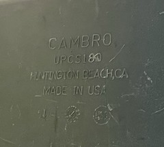 Cambro UPCS180 Hot Box Insulated Food Carrier Container Green