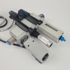 Festo MS4-LFR-1/4-D6-E-R-M-AS, Pneumatic Filter Regulator W/ Attachments – USED