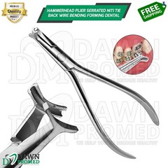 Hammerhead Plier Serrated Niti Tie Back Wire Bending Forming Dental Orthodontic