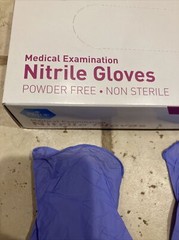 MedPride Powder-Free Nitrile Exam Gloves Large, Box/100