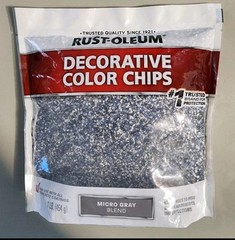 Rust-Oleum 1 lb. Micro Blue/Gray Decorative Color Chips For Paint